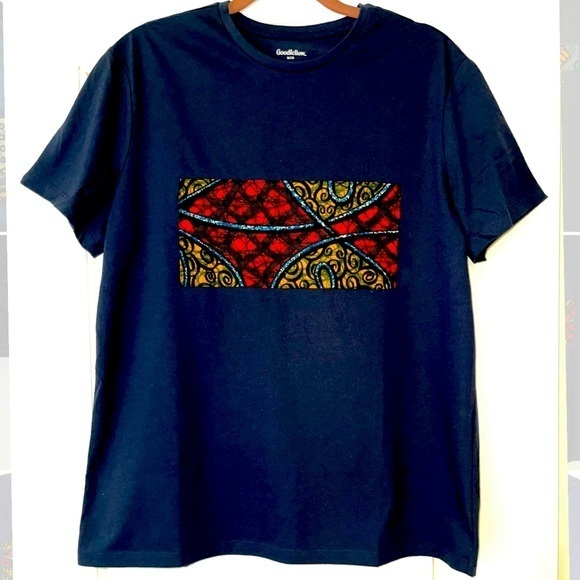 Tops - African Print‎ T-Shirt